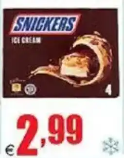 Elite 4 Snickers Ice cream offerta