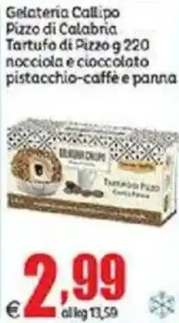 Elite Gelateria Callipo Pizzo di Calabria Tartufo di Pizzo offerta
