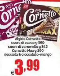 Elite Algida Cornetto cuore di cacao offerta