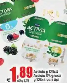 Elite Activia 0% grassi vari tipi offerta