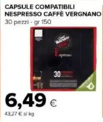 Tigre Capsule compatibili nespresso caffè vergnano offerta