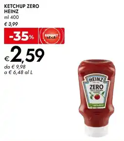 Bennet Ketchup zero HEINZ offerta
