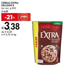 Bennet Cereali extra KELLOGG'S offerta