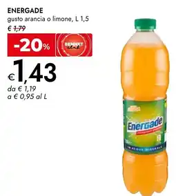 Bennet ENERGADE gusto arancia o limone offerta