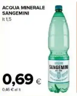 Tigre Acqua minerale SANGEMINI offerta