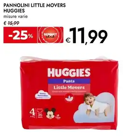 Bennet Pannolini little movers HUGGIES offerta