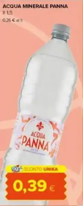 Tigre Acqua minerale PANNA offerta