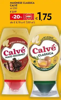 Bennet Maionese classica CALVÉ offerta