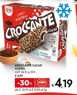 Bennet Croccante cacao ALGIDA offerta