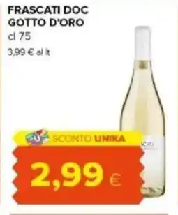 Tigre Frascati doc gotto d'oro offerta