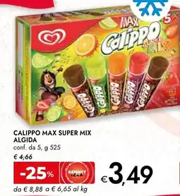 Bennet Calippo max super mix ALGIDA offerta