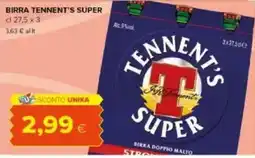 Tigre Birra TENNENT'S SUPER offerta
