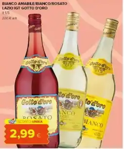 Tigre Bianco amabile/bianco/rosato lazio igt GOTTO D'ORO offerta