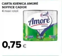 Tigre Carta igienica amoré soffice CADOR offerta