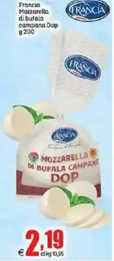 Elite Francia Mozzarella di bufala campana Dop offerta