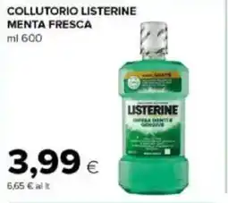 Tigre Collutorio listerine menta fresca offerta