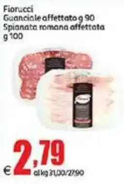 Elite Fiorucci Guanciale affettato Spianata romana affettata offerta
