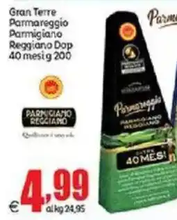 Elite Gran Terre Parmareggio Parmigiano Reggiano Dop 40 mesi offerta