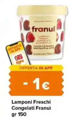Tigre Lamponi Freschi Congelati Franuì offerta