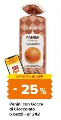 Tigre Panini con Gocce di Cioccolato offerta