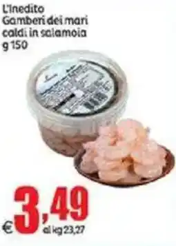 Elite L'inedito Gamberi dei mari caldi in salamoia offerta