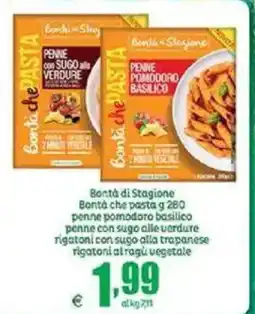 Elite Bontà di Stagione Bontà che pasta offerta