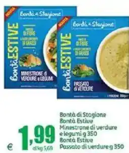 Elite Bontà di Stagione Bontà Estive Minestrone di verdure e legumi-Bontà Estive-Passato di verdureg offerta