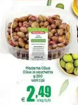 Elite Madama Oliva Olive in vaschetta vari tipi offerta