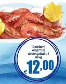 Elite Gamberi Argentini decongelati offerta