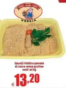 Elite Savelli Fettine panate di suino senza glutine offerta