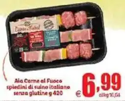 Elite Aia Corne al Fuoco spiedini di suino italiano senza glutine offerta
