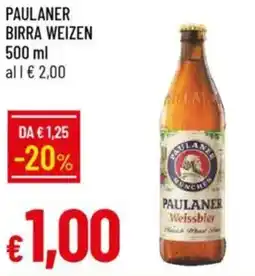 IperFamila Paulaner birra weizen offerta