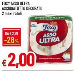 IperFamila Foxy asso ultra asciugatutto decorato offerta