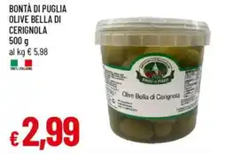 IperFamila Bontà di puglia olive bella di cerignola offerta