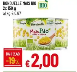 IperFamila Bonduelle mais bio offerta