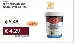 Prezzemolo e Vitale Elite zero gelato fiordilatte offerta