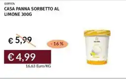 Prezzemolo e Vitale Casa panna sorbetto al limone offerta