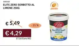 Prezzemolo e Vitale Elite zero sorbetto al limone offerta