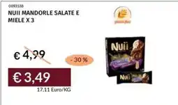 Prezzemolo e Vitale Nuii mandorle salate e miele x 3 offerta