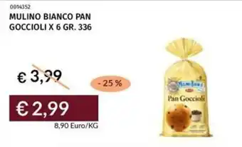 Prezzemolo e Vitale Mulino bianco pan goccioli offerta