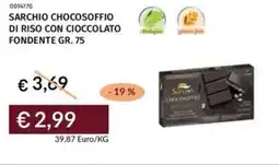 Prezzemolo e Vitale Sarchio chocosoffio di riso con cioccolato fondente offerta