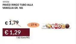 Prezzemolo e Vitale Pavesi ringo tubo alla vaniglia gr. offerta