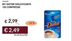Prezzemolo e Vitale My dietor dolcificante 120 compresse offerta