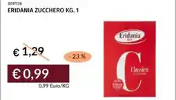 Prezzemolo e Vitale Eridania zucchero offerta