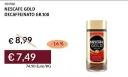 Prezzemolo e Vitale Nescafe gold decaffeinato offerta