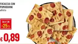 IperFamila Focaccia con pomodorini offerta