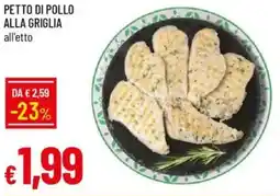 IperFamila Petto di pollo alla griglia offerta
