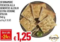 IperFamila Sfornamore focaccia alla genovese all'olio extra vergine d'oliva offerta