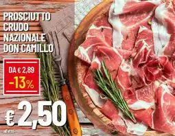 IperFamila Prosciutto crudo nazionale don camillo offerta