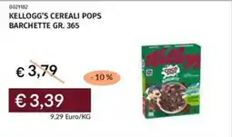 Prezzemolo e Vitale Kellogg's cereali pops barchette offerta